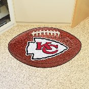 Kansas City Chiefs Football Rug - 20.5in. x 32.5in. - KC Arrow Primary Logo, 5785