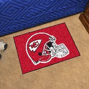 Kansas City Chiefs Starter Mat Accent Rug - 19in. x 30in., Helmet Logo - Chiefs Helmet Logo, 5786