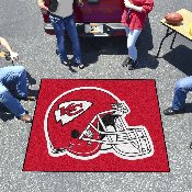 Kansas City Chiefs Tailgater Rug - 5ft. x 6ft., Helmet Logo - Chiefs Helmet Logo, 5787