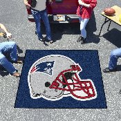 New England Patriots Tailgater Rug - 5ft. x 6ft., Helmet Logo - Patriots Helmet Logo, 5801