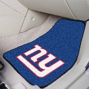New York Giants Front Carpet Car Mat Set - 2 Pieces - NY Primary Logo, 5804