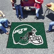 New York Jets Tailgater Rug - 5ft. x 6ft., Helmet Logo - Jets Helmet Logo, 5816