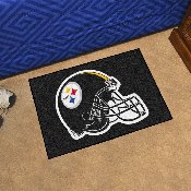 Pittsburgh Steelers Starter Mat Accent Rug - 19in. x 30in., Helmet Logo - Steelers Helmet Logo, 5829