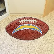 Los Angeles Chargers Football Rug - 20.5in. x 32.5in. - Bolt Primary Logo, 5850