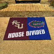 House Divided - Florida State / Florida House Divided House Divided Rug - 34 in. x 42.5 in., 6004