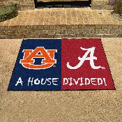 House Divided - Alabama/Auburn House Divided House Divided Rug - 34 in. x 42.5 in., 6005