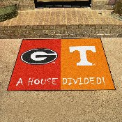 House Divided - Georgia / Tennessee House Divided House Divided Rug - 34 in. x 42.5 in., 6031