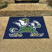 Notre Dame Fighting Irish All-Star Rug - 34 in. x 42.5 in., Leprechaun, 6034