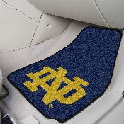 Notre Dame Fighting Irish Front Carpet Car Mat Set - 2 Pieces, 6059