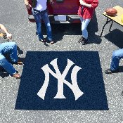 New York Yankees Tailgater Rug - 5ft. x 6ft. - NY Cap Logo, 6343