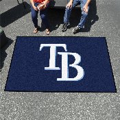 Tampa Bay Rays Ulti-Mat Rug - 5ft. x 8ft. - TB Cap Logo, 6353