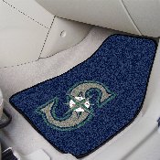 Seattle Mariners Front Carpet Car Mat Set - 2 Pieces - S Cap Logo, 6416