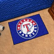 Texas Rangers Starter Mat Accent Rug - 19in. x 30in. - Circular Rangers Primary Logo, 6423
