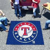 Texas Rangers Tailgater Rug - 5ft. x 6ft. - Circular Rangers Primary Logo, 6426