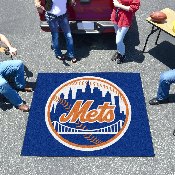 New York Mets Tailgater Rug - 5ft. x 6ft. - Circular Mets Primary Logo, 6447