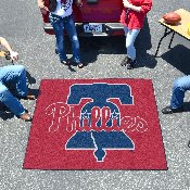 Philadelphia Phillies Tailgater Rug - 5ft. x 6ft. - P Cap Logo & Wordmark, 6454