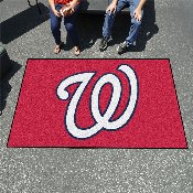 Washington Nationals Ulti-Mat Rug - 5ft. x 8ft. - W Cap Logo, 6463