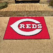 Cincinnati Reds All-Star Rug - 34 in. x 42.5 in. - C Reds Primary Logo, 6471