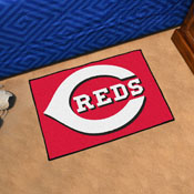 Cincinnati Reds Starter Mat Accent Rug - 19in. x 30in. - C Reds Primary Logo, 6475