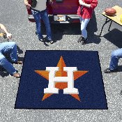 Houston Astros Tailgater Rug - 5ft. x 6ft. - Circular Star H with Wordmark Primary Logo, 6485