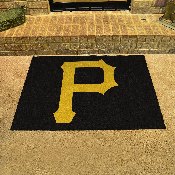 Pittsburgh Pirates All-Star Rug - 34 in. x 42.5 in. - P Primary Cap Logo, 6495