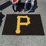 Pittsburgh Pirates Ulti-Mat Rug - 5ft. x 8ft. - P Primary Cap Logo, 6500