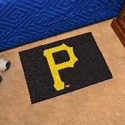 Pittsburgh Pirates Starter Mat Accent Rug - 19in. x 30in. - P Primary Cap Logo, 6501