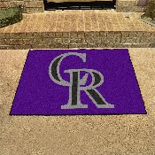 Colorado Rockies All-Star Rug - 34 in. x 42.5 in. - CR Primary Cap Logo, 6516