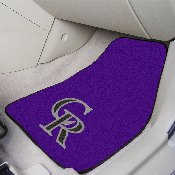 MLB - Colorado Rockies 2-piece Carpeted Car Mats 17