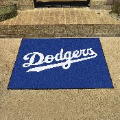 Los Angeles Dodgers All-Star Rug - 34 in. x 42.5 in. - "Dodgers" Jersey Lettering, 6523