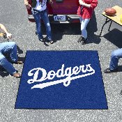 Los Angeles Dodgers Tailgater Rug - 5ft. x 6ft. - "Dodgers" Jersey Lettering, 6525