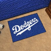 Los Angeles Dodgers Starter Mat Accent Rug - 19in. x 30in. - "Dodgers" Jersey Lettering, 6529