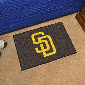 San Diego Padres Starter Mat Accent Rug - 19in. x 30in. - SD Primary Cap Logo, 6535
