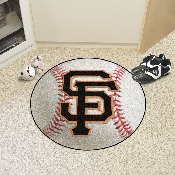 San Francisco Giants Baseball Rug - 27in. Diameter - Giants Baseball Primary Logo, 6539