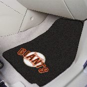 MLB - San Francisco Giants 2-piece Carpeted Car Mats 17"x27", 6540