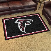 Atlanta Falcons 4ft. x 6ft. Plush Area Rug - Falcon Primary Logo, 6558