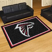 Atlanta Falcons 5ft. x 8 ft. Plush Area Rug - Falcon Primary Logo, 6559