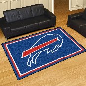 Buffalo Bills 5ft. x 8 ft. Plush Area Rug - Buffalo Primary Logo, 6562