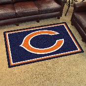 Chicago Bears 4ft. x 6ft. Plush Area Rug - C Primary Logo, 6567