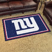 New York Giants 4ft. x 6ft. Plush Area Rug - NY Primary Logo, 6594
