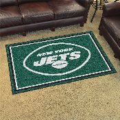 New York Jets 4ft. x 6ft. Plush Area Rug - Oval Jets Primary Logo, 6596