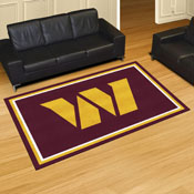 Washington Commanders 5ft. x 8 ft. Plush Area Rug, 6614