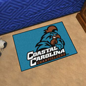 Coastal Carolina Chanticleers Starter Mat Accent Rug - 19in. x 30in. - Chanticleer Primary Logo & Wordmark, 6759