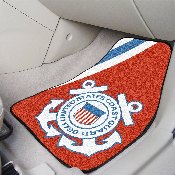 U.S. Coast Guard Front Carpet Car Mat Set - 2 Pieces, 6906
