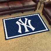 New York Yankees 4ft. x 6ft. Plush Area Rug, 6961
