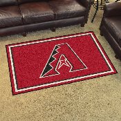 Arizona Diamondbacks 5ft. x 8 ft. Plush Area Rug, 7046