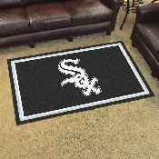 Chicago White Sox 4ft. x 6ft. Plush Area Rug - Sox Primary Cap Logo, 7053