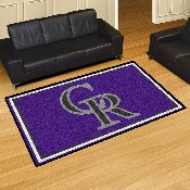 Colorado Rockies 5ft. x 8 ft. Plush Area Rug, 7056