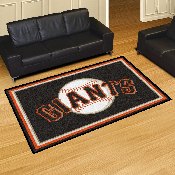 San Francisco Giants 5ft. x 8 ft. Plush Area Rug - Giants Baseball Primary Logo, 7082