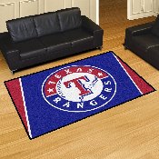 Texas Rangers 5ft. x 8 ft. Plush Area Rug, 7090